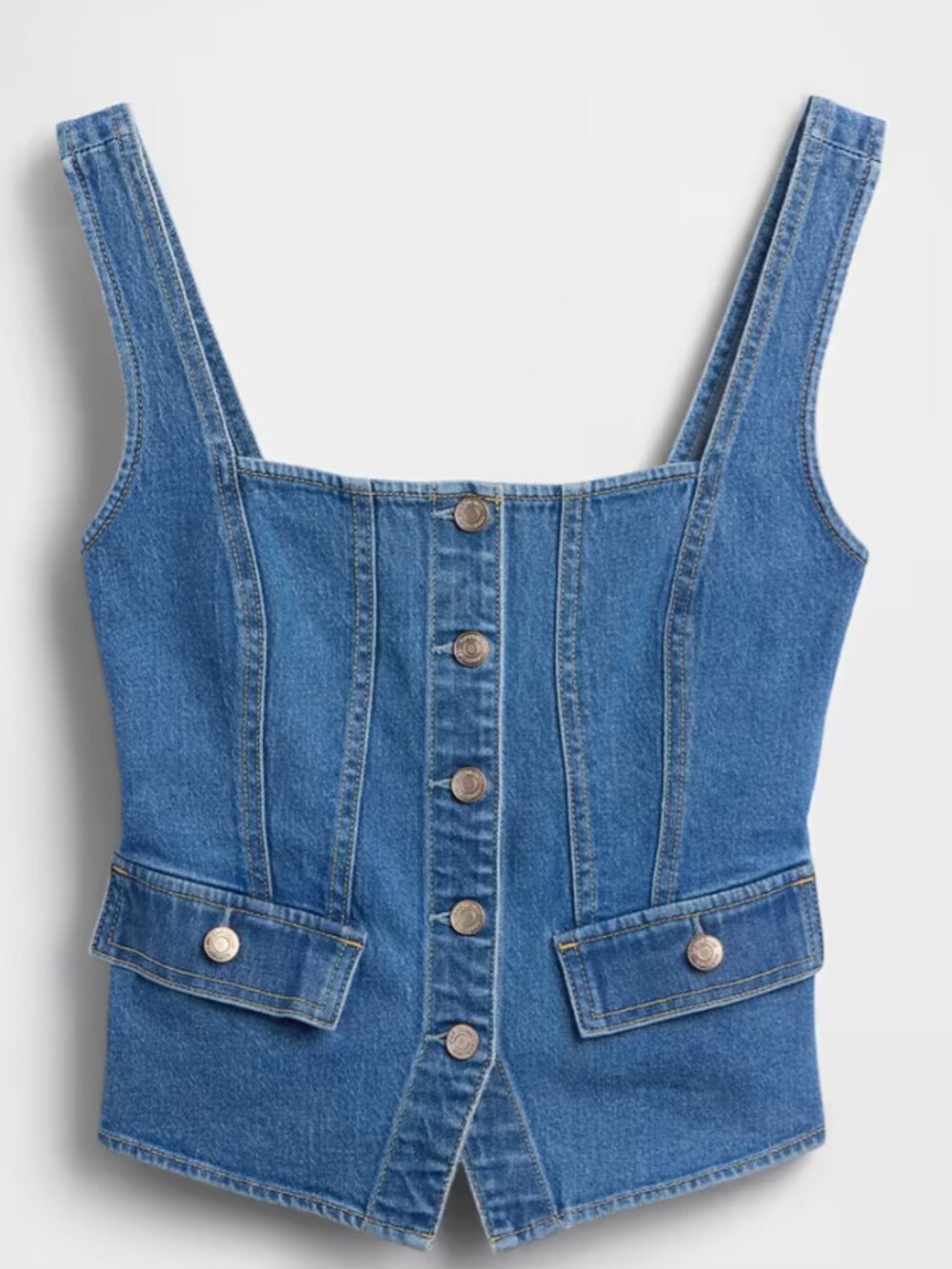 Gap Denim Corset Top - xs